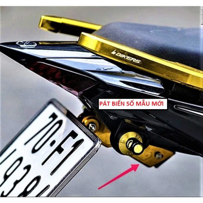 Pát Gập Biển Số Cánh Dơi Cao Cấp – Siêu Chắc Chắn, ChOng Rung Cho Ex 150