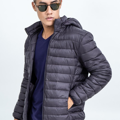 Áo Jacket nam Novelty 03 lớp lông vũ màu tím NJKMMTMNLR1805234
