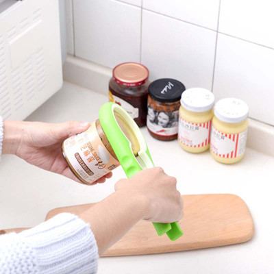 Dụng Cụ Mở Nắp Chai Lọ, Đồ Hộp Siêu Nhanh Đa Năng 4 Trong 1 Chống Trơn Trượt Không Tốn Sức