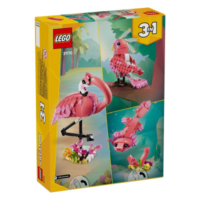 LEGO CREATOR 31170 Đồ Chơi Lắp Ráp Động Vật Hoang Dã: Hồng Hạc (288 chi tiết)