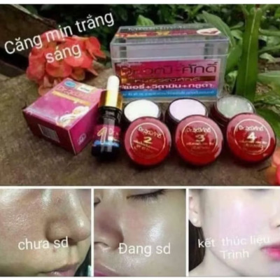 BỘ 5 MÓN KEM TRỊ HẾT NÁM TÀN NHANG DA THÂM SẠM TỪ THÁI LAN CAO CẤP CHO MỌI NGƯỜI 