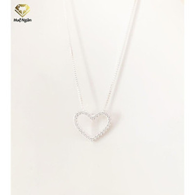 Dây chuyền bạc Ý 925 Huệ Ngân - Tim xinh PP1569