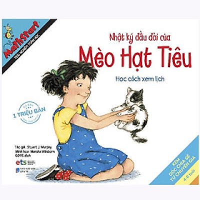 [Einstetin Books] Mathstart trải nghiệm toán học: Nhật ký đầu đời của Mèo hạt tiêu