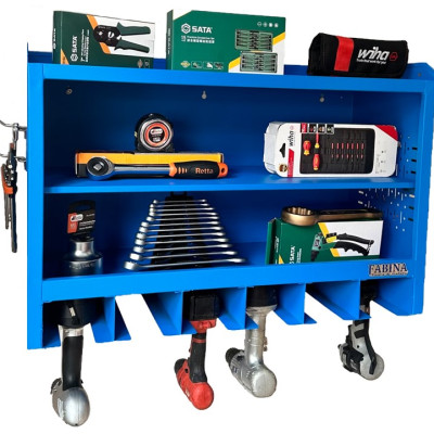 Tủ dụng cụ treo tường màu xanh