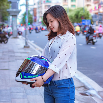 Mũ Bảo Hiểm Fullface Hai Kính LS2 FF320 Stream EVO