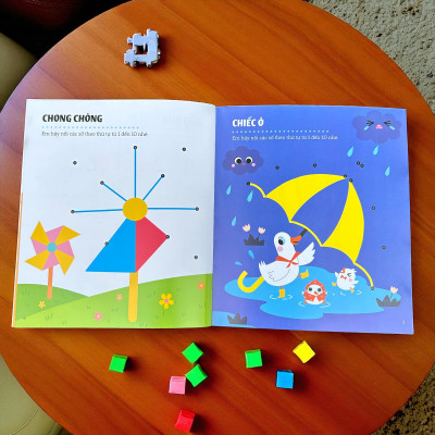 Sách cho bé - Rèn Luyện Khả Năng Tập Trung - 6 chủ đề - Lẻ tự chọn - Sách tương tác - Dành cho trẻ từ 2-5 tuổi