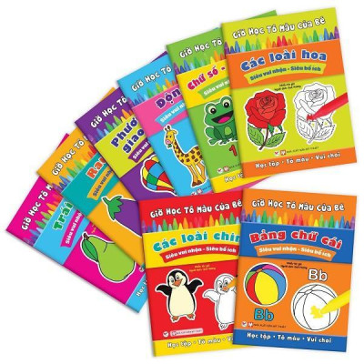 Sách - Giờ Học Tô Màu Của Bé - Các Loài Chim - Tân Việt Books