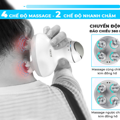 Máy massage đầu cầm tay OKACHI LUXURY JP-M210 