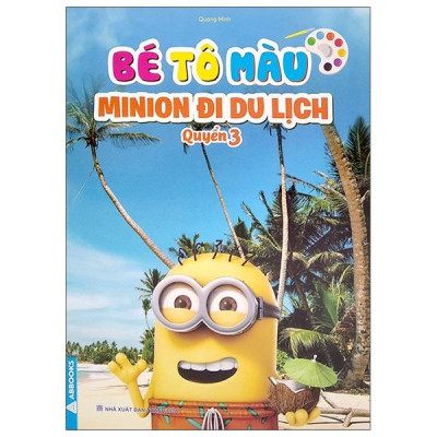 Sách - Bé Tô Màu - Chủ Đề Minion - Bộ 4 Cuốn