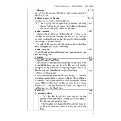 Sách - Luyện Kĩ Năng Giải Đề Học Sinh Giỏi Lớp 9 Và Ôn Thi Vào Lớp 10 Chuyên Môn Ngữ Văn - Theo Định Hướng Phát Triển Năng Lực - Khang Việt Book