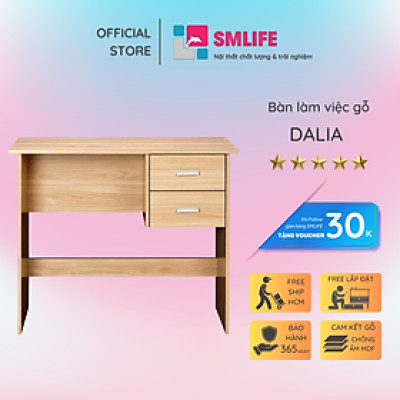 Bàn để máy tính gỗ công nghiệp SMLIFE Dalia