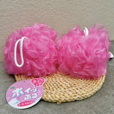 Bông tắm tròn tạo bọt mịn Kikron Ø12cm