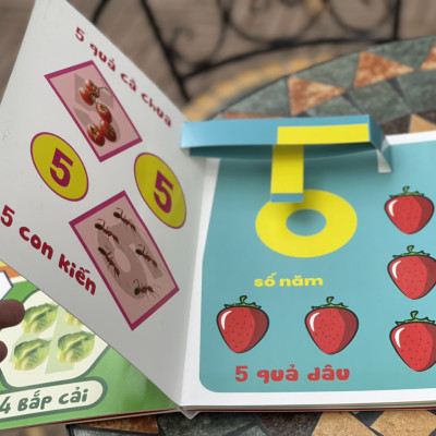 [Sách Pop-up dựng hình in màu toàn bộ] BÉ VUI HỌC SỐ - Trường Phương books – Nxb Thế giới