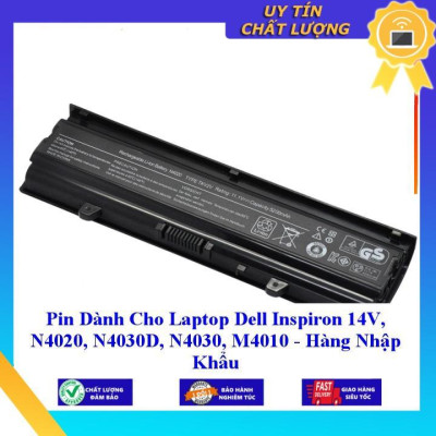 Pin dùng cho Laptop Dell Inspiron 14V N4020 N4030D N4030 M4010 - Hàng Nhập Khẩu MIBAT349