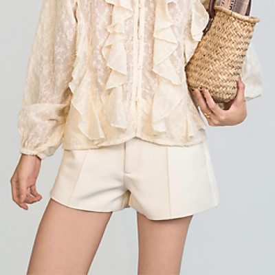 Quần short nữ cạp cao quần short lưng cao dáng A quần short công sở nữ Ellisa Miều Est.2013