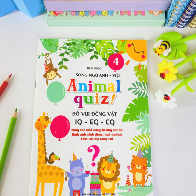 NDB - Animal quiz - đố vui động vật IQ-EQ-CQ ( bộ 4 cuốn )
