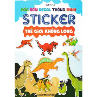 Sách - Bóc Dán Decal Thông Minh Sticker - Combo 9 Cuốn - Hồng Ân
