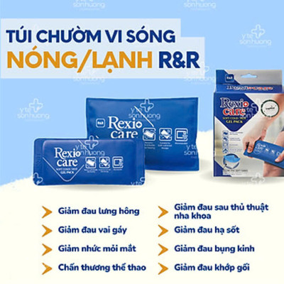 Túi Chườm Gel Nóng Lạnh Giảm Đau Hạ Sốt (28.5 x 11.5cm)