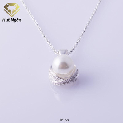 Dây chuyền bạc Ý 925 Huệ Ngân - Nơ đẹp PP1229