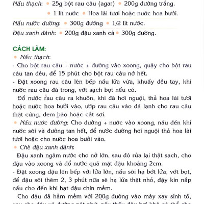 Các Món Giải Nhiệt Được Nhiều Người Ưa Thích