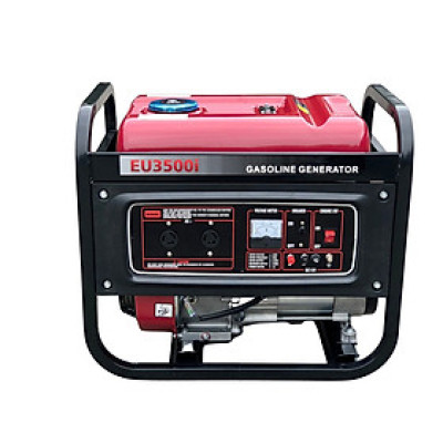 Máy phát điện ABG Wonju EU3500i - Máy Phát Điện Chạy Xăng Công Suất 3Kw Bình Nhiên Liệu Lớn Mức Độ Tiêu Thụ Nhiên Liệu Thấp Tiết Kiệm Điện An Toàn Với Môi Trường Có Thể Khởi Động Bằng Cách Gật Nổ Hoặc Đề