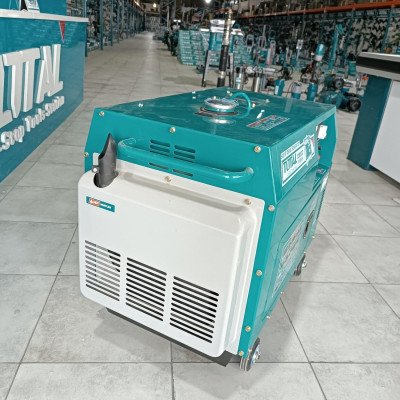 MÁY PHÁT ĐIỆN DẦU 5KW 1 PHA TOTAL TP250001 - CHỒNG ỒN - HÀNG CHÍNH HÃNG