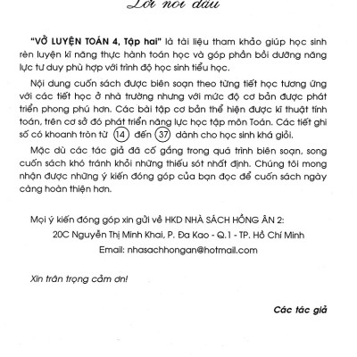 Vở Luyện Toán 4 Tập 2 (Dùng Chung Cho Các Bộ SGK Hiện Hành)_HA