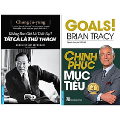 Combo Kĩ Năng Sống Cho Bạn Đi Đến Thành Công :Không Bao Giờ Là Thất Bại! Tất Cả Là Thử Thách +  Chinh Phục Mục Tiêu / Sách Của Người Thành Công  Viết Ra ( Tặng Kèm Móc Khóa  Cute)