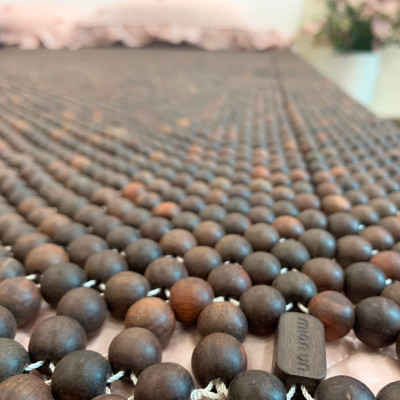 Chiếu Hạt Gỗ Trắc Mộc Cao Cấp - Kích Thước 1,2mx1,9m ( video ,hình thật ) 