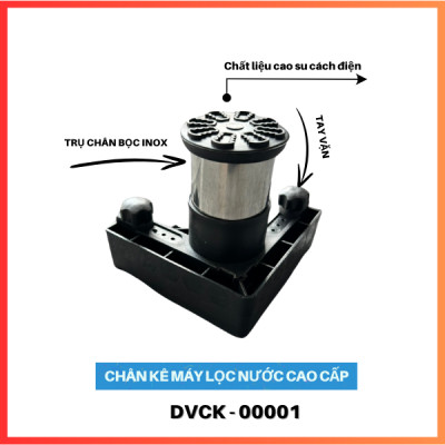 [Chính hãng]  Chân kệ máy lọc nước Inox Đa Năng Dakiosan DVCK-00001