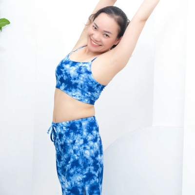 Áo bikini đa năng Gym-to-swim LMcation Elisa - Màu Xanh Dương
