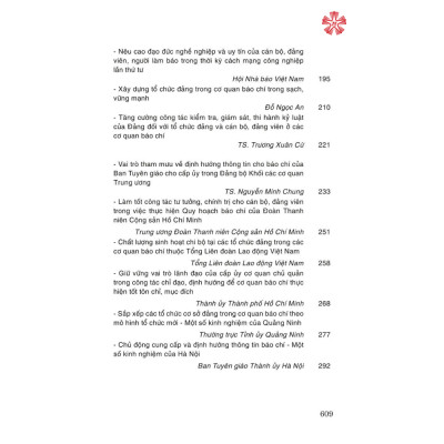 Tăng cường công tác xây dựng Đảng trong các cơ quan báo chí