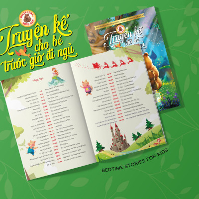 Truyện Kể Cho Bé Trước Giờ Đi Ngủ - Bedtime Stories For Kids - Song Ngữ Việt-Anh - Quyển 1