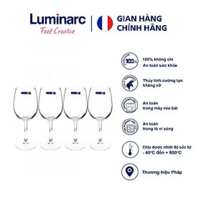 Bộ ly vang Luminarc So Wine 4 chiếc E5981- 580ml