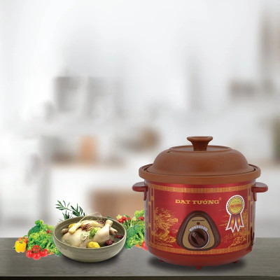 Nồi Kho Đa Năng Gốm/ Sứ 2,5L Đạt Tường - DTSC25S ; 25G - Hàng Chính Hãng - DTSC25G Gốm