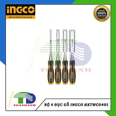 Bộ 4 đục gỗ Ingco HKTWC0401