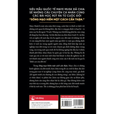 Tự truyện Maye Musk : Sống Mạo Hiểm Một Cách Cẩn Thận