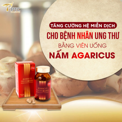 Thực Phẩm Chức Năng Viên Thể Nấm Agaricus Kanehide Bio (300 viên/hộp)
