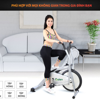 Xe Đạp Tập Gym Tại Nhà Galen G015 Xe Đạp Tập Thể Dục Đa Năng Thế Hệ Mới