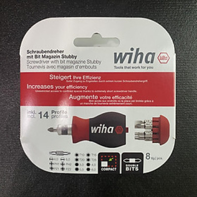 Tua vít đa năng 7 đầu bit Wiha 43613