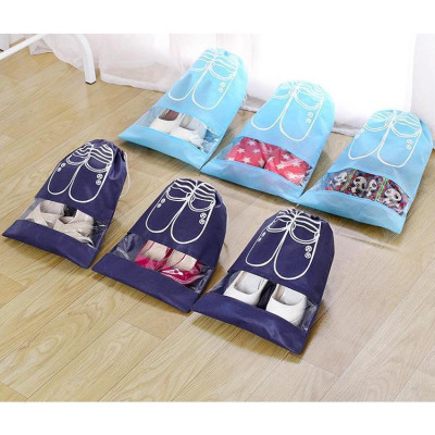 Set 10 Túi Đựng Giày Có Dây Rút 44x32cm