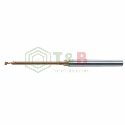 Dao Phay Phẳng 2 Me Cổ Dài D0.8 x 8 x 45L Union Tool Model HLS2008-080,,Dao phay ngón gia công sau nhiệt