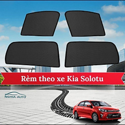 Rèm che nắng, Chắn nắng nam châm dành cho xe ô tô Kia Soluto