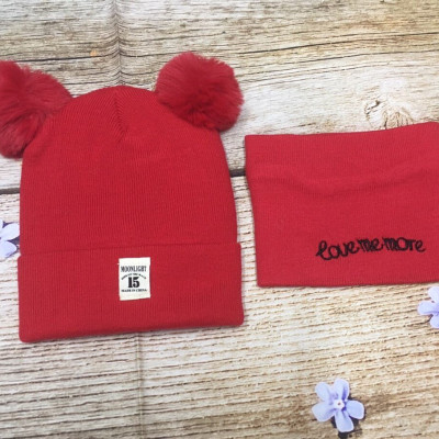 Mũ len cho bé sơ sinh kèm khăn