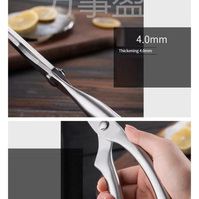 Kéo Cắt Gà Bằng Thép Đúc Nguyên Khối Có Móc Gài Khóa Tiện Lợi 25x5cm