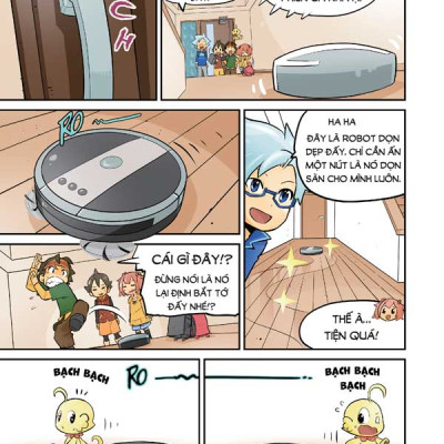 Truyện tranh manga Nhiệm Vụ Khoa Học Kỳ Bí tập 8: Chào mừng tới công viên robot!