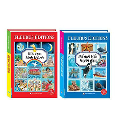 Sách - Bức Họa Kinh Thánh + Thế Giới Biển Huyền Diệu - Bìa Cứng - Minh Thắng