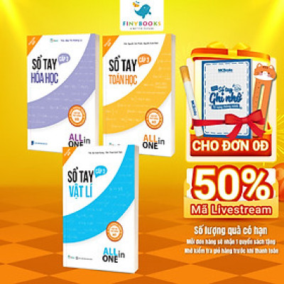 Sách - Combo Sổ tay kiến thức môn Toán Lý Hóa cấp 3 (cập nhật chương trình SGK mới)