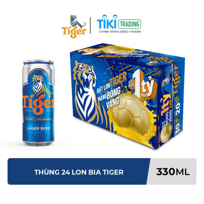 Thùng Bia Tiger 24 Lon (330ml / Lon)