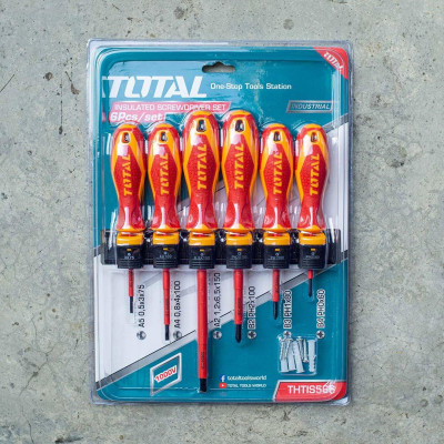 BỘ 6 TUA VÍT CÁCH ĐIỆN TOTAL THTIS566 - HÀNG CHÍNH HÃNG